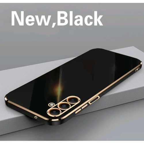 product_image_name-Samsung-Galaxy A15 Black Soft Plating Phone Case-1