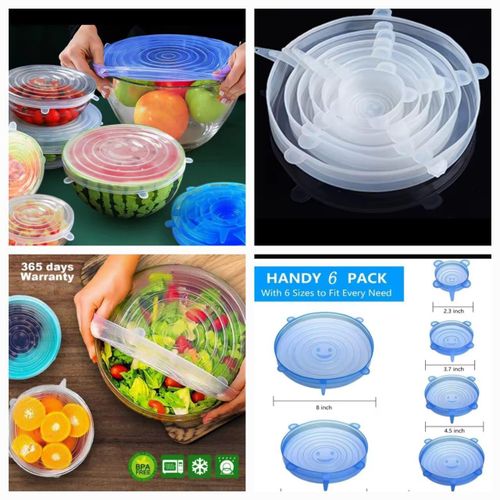 product_image_name-Generic-6 pieces Silicone food cover -1