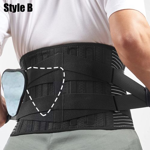 Back Brace Belt Men Orthopedic Corset Back Support Belt Fajas Lumbares  Ortopedicas Spine Support Belt Large Size XXL