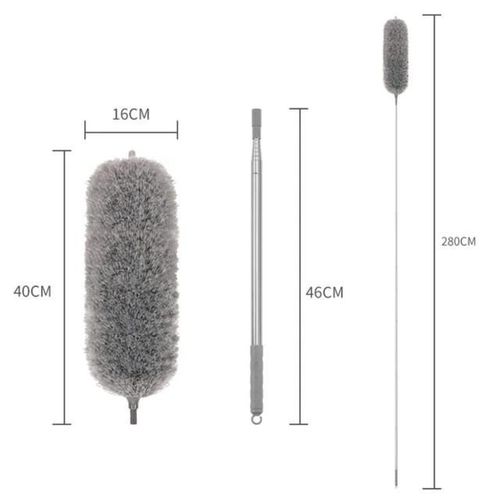 product_image_name-Generic-Multifunctional Long handle Dust  ceiling curved dust brush home window cleaner brush-2