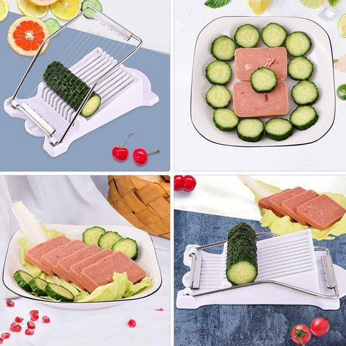 Spam Slicer, Boiled Egg Slicer Soft Cheese Slicer Luncheon Meat