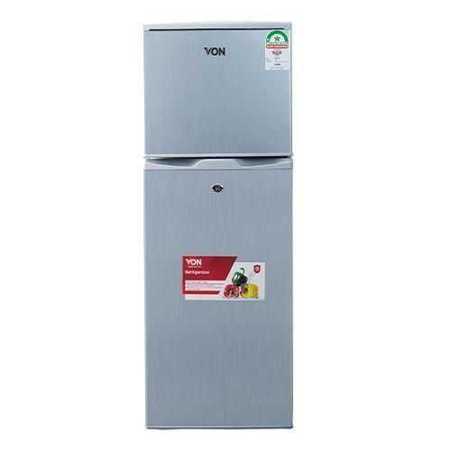 product_image_name-VON- Double Door Fridge 136L - Silver-2