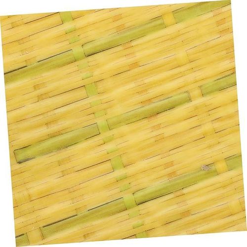 product_image_name-Generic-6 pcs triangular, green-rimmed, imitation bamboo melamine serving plate or tray. -2