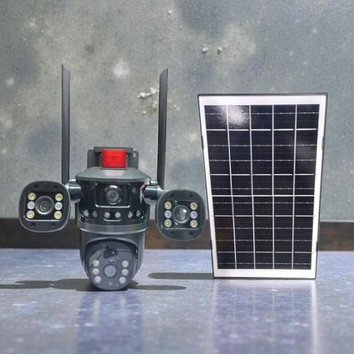 product_image_name-Generic-	Large Capacity Rechargeable Battery Full Color Night Vision Multiple Lens 4G PTZ Solar Camera with Remote Monitoring and Instant Alerts-1