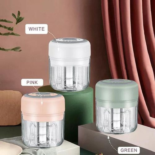 product_image_name-Generic-Stainless Steel Blade Mini Electric Chopper -1