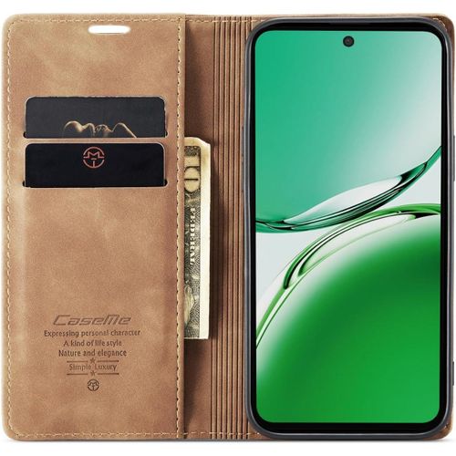 product_image_name-Caseme-phone case compatible with oppo Reno 12F global case Multifunctional Horizontal Flip Leather Case, with Card Slot & Holder & Wallet for oppo Reno 12F-6