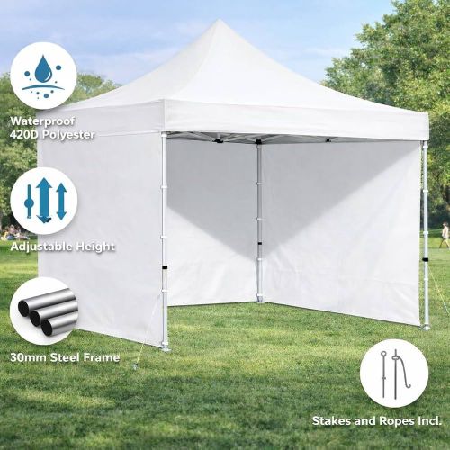 product_image_name-Generic-Heavy Duty Pop Up Canopy Tent with Side Walls-1