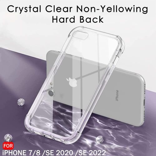 product_image_name-Generic-Crystal Clear Hard PC Back Cover Case for iPhone 8-3