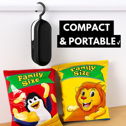 product_image_name-Generic-2 in 1 Mini Heat Sealer & Bag Opener - Portable Battery Food Sealer with Hanging Hook, Compact Moisture-Proof Storage for Snacks, Coffee, Travel, Camping-2