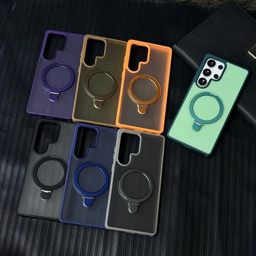 product_image_name-Generic-Samsung,Galaxy S23 Ultra,Bundle,Clear Case + Magnetic Ring Stand (Black)-1