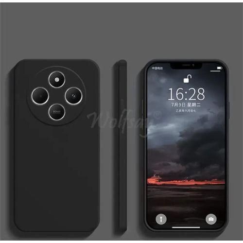 product_image_name-Generic-Tecno Spark 30C Black Soft Silicone Phone Case/ Cover-1