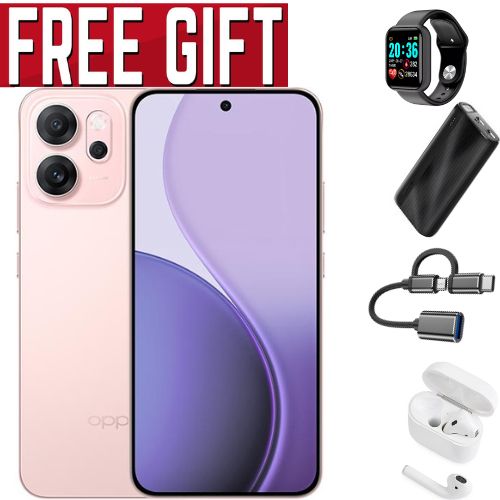 product_image_name-Oppo-Reno 14F 5G, 6.59'' Display,512GB Storage+12GB RAM,6000MAH Battery,50mp Camera-WARRANTY-5G  COMES WITH FREE GIFTS ( AIRPODS + SMART WATCH +POWERBANK+OTG ) FOR YOU 14F 12/512 (sw+pwb+i12+otg)-1