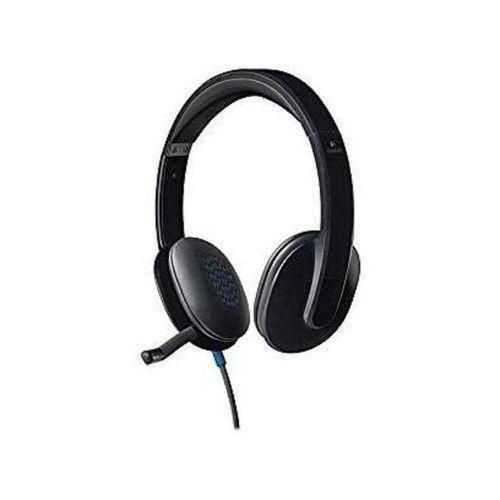 product_image_name-Logitech-H540 Premium USB computer Headset With noise cancelling Mic - HD Audio & Mute Indicator Light-2