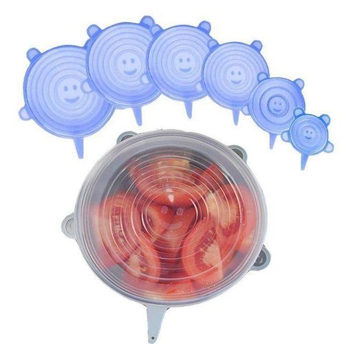 product_image_name-Generic-6PCs Reusable Microwave & Freezer Safe Silicone Food Covers-1