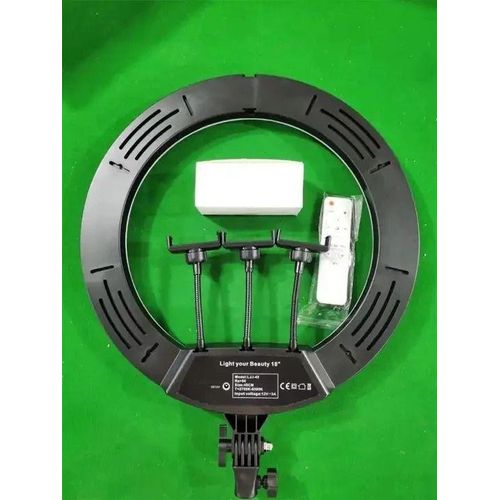 product_image_name-Generic-LJJ-45 18-Inch Touch Screen LED Ring Light Kit with 3-Color Temperature, Adjustable Stand & Bluetooth Remote-1
