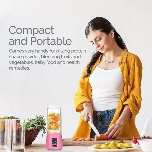 product_image_name-Generic-Portable Mini Blender, Juicer,Mixer,USB Rechargeable, 380ml-Pink-3