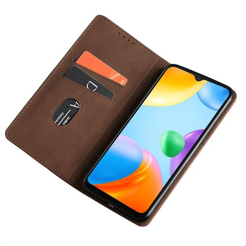 product_image_name-Generic-Infinix Note 50 Pro Plus Premium Leather Flip Wallet Magnetic Cover Case, Protective Phone Cover with Card Slots, Kickstand and Magnetic Closure, Brown-7