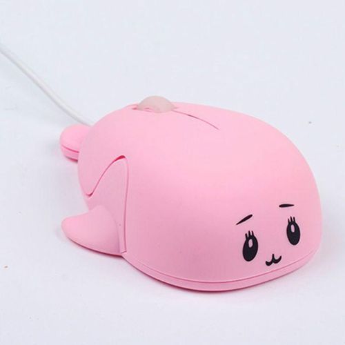 Generic Cute Cartoon Wired Mouse Girl Office Home Laptop Mouse(Pink ...