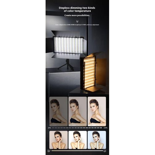 product_image_name-Generic-Varicolor Pro U800 Dimmable LED Panel Light with Stand for Product Photography-2