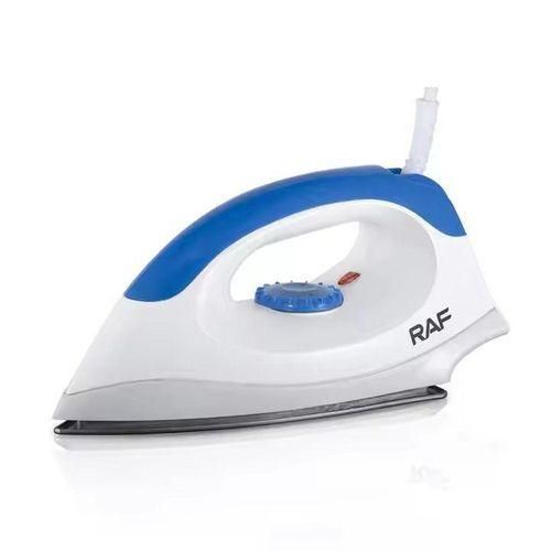 product_image_name-RAF-1200W Dry Iron – Golden Teflon Coated Soleplate-Heavy Duty, Non-Stick & Fast Heating-3