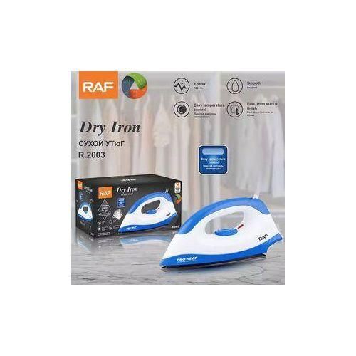 product_image_name-RAF-1200W Dry Iron – Golden Teflon Coated Soleplate-Heavy Duty, Non-Stick & Fast Heating-4