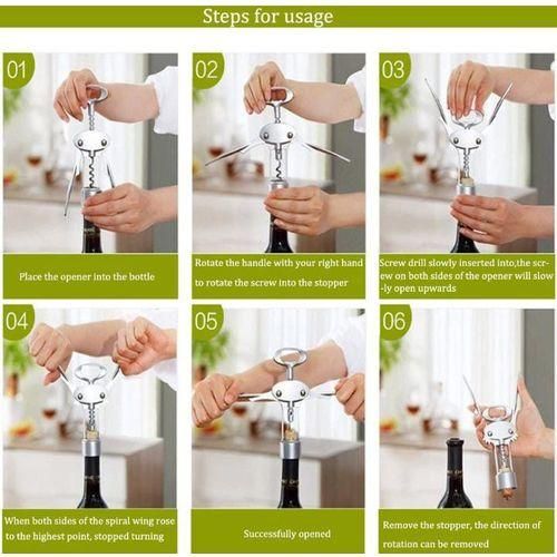 product_image_name-Generic-Professional High Quality Cork Screw Wine Bottle Opener-3