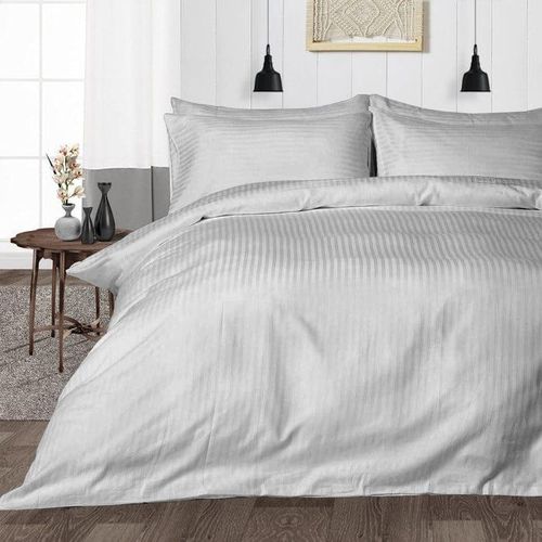 product_image_name-Generic-White 4Pcs Luxurious Stripped Duvet Covers (Size 6*7 )-1