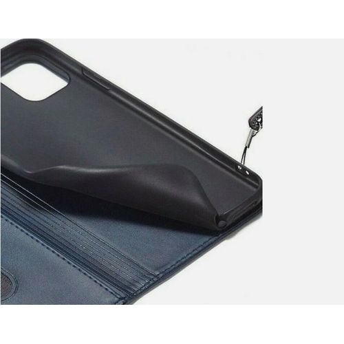 product_image_name-Generic-Samsung Galaxy M35 Luxury Leather Flip Wallet Magnetic Cover, Blue, Shockproof Protection, Kickstand Protection, Card Slots Protection, and Magnetic Closure Protection-3