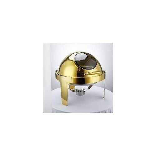 product_image_name-Generic-Golden Chafing Dish Buffet Set Round Stainless 6.5 L-1