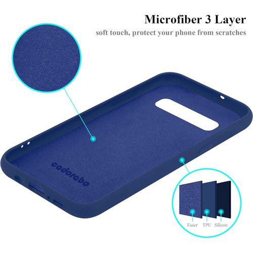 product_image_name-Generic-Shockproof Silicone Case Microfiber Lining Cover For Samsung Galaxy S10 5G-4