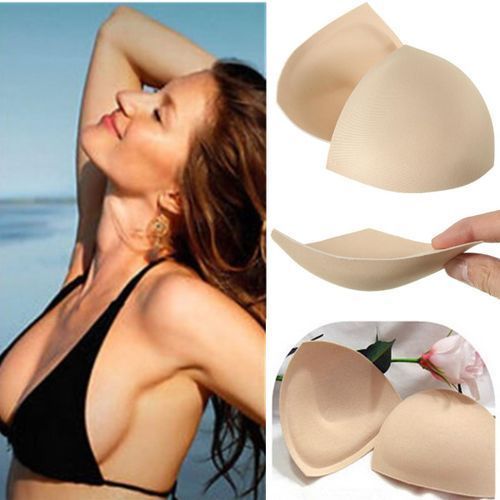 Generic 2PCS Foam Top Push Up Bra Pads Insert Sponge Breast Enhancers Bikini  SwimWear @ Best Price Online