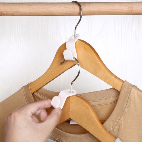 50PCS Clothes Hanger Connector Hooks Space Saving Hanger Mini