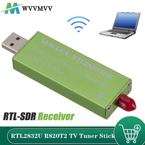 Usb2.0 Sdr 0.5ppm Tcxo Rtl2832u R820t Tv Tuner Stick Am Fm Nfm Lsb Sw Sdr  Tv Scanner Receiver