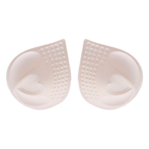 Fashion Reusable Water Drop Shape Breast Bra Inserts Lingerie-nude