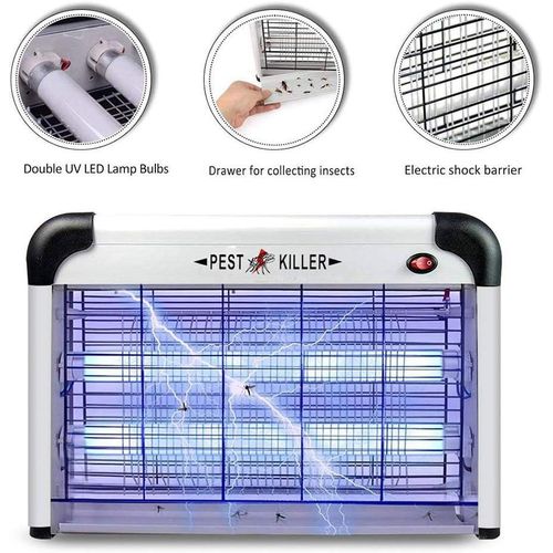 product_image_name-Generic-UV Light Electric Pest Control – Kill Pest Mosquito And Fly Zapper With Protective Outer Grid-2