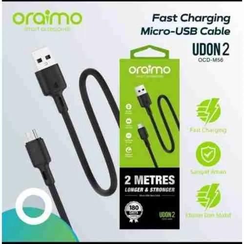 product_image_name-Generic-Oraimo Type-C 2 Meter Fast Charging Data Cable OCD-C56-1
