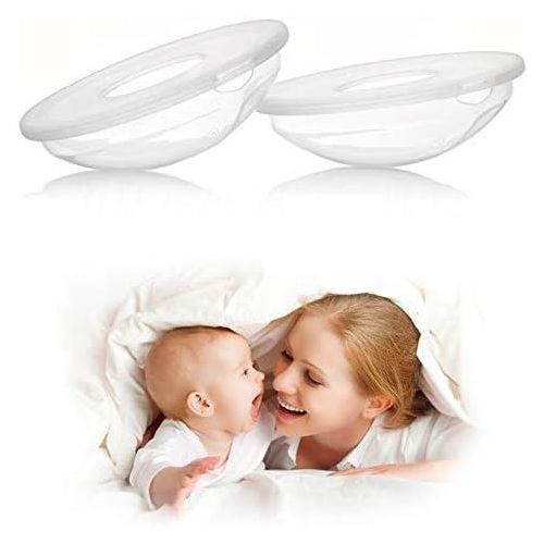 product_image_name-Generic-Multipurpose Galactorrhea Collector, A Silica Gel Galactorrhea Collection Cover Breast Milk Collector ,Soft Postpartum Breast Massage Nipple Suction Container Cushion - Transparent,2Pieces, General Size-5