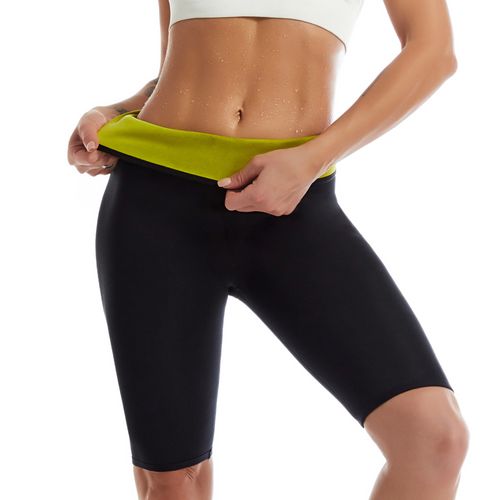 Women Sweat Sauna Short Body Shaper Slimming Pants Weight Loss Waist  Trainer Gym