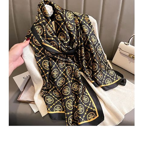 Fashion Scarves Lightweight Scarfs Print Floral Scarf Shawls Hijab Silk  Feeling @ Best Price Online