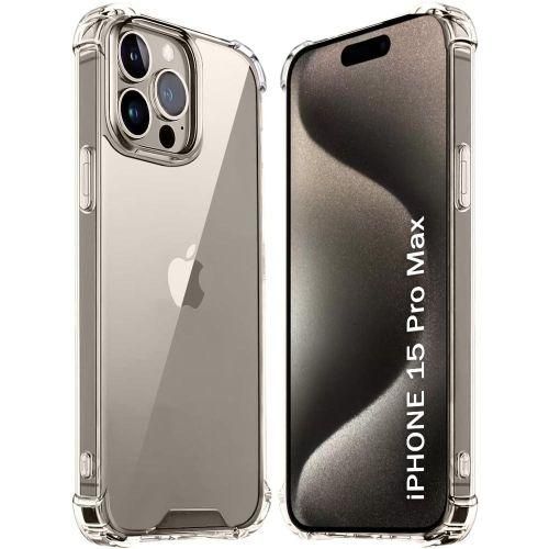 product_image_name-Generic-Non-Yellowing Transparent Hard Back PC+TPU Cover Case for iPhone 15 Pro Max-1