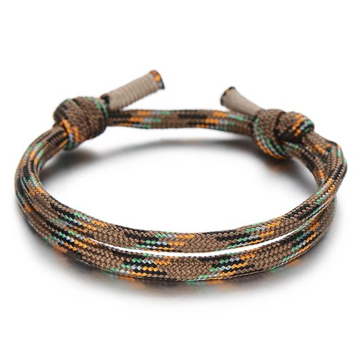 Fashion (coffee Camouflage)Pipitree Fashion Colorful Paracord Rope Braiding  Bracelet For Men Women Adjustable Friendship Bracelets Outdoor Handmade  Jewelry XXA @ Best Price Online