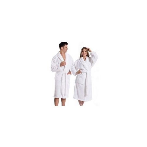 Generic Fashion Fleece Bathrobe Long Shawl Collar Plush Robeunisex