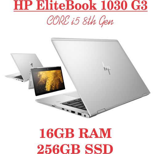 Hp Sleek Elitebook X360 1030 G3 133 Core I5 8th Gen 16gb Ram 256gb Ssd Touchscreen 2138