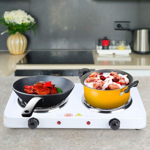 2000W Double Electric Burner Portable Dual Counter Stove Countertop Hot  Plate Kitchen Cooker, 1 unit - City Market