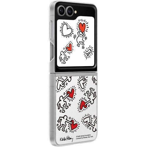 product_image_name-Samsung-Galaxy Z Flip 7 FE Official Keith Haring Flipsuit Case/cover Transparent/White-2