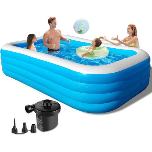 Family Inflatable Swimming Pools with Electric Air Pump, Family Swimming  Pool, Ball Pit, Toy Pool, Fishing Pool. Swim Center for Kids, Adults, Kids