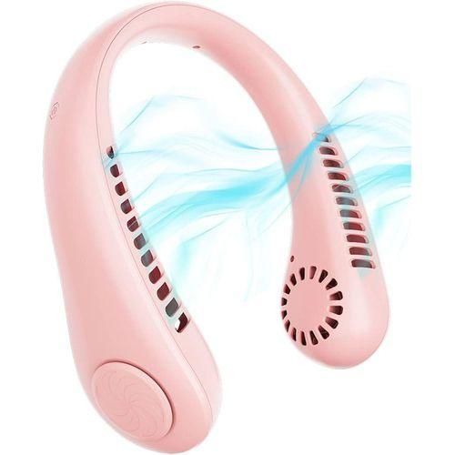 product_image_name-Fashion-FlexiCool Neck Fan – Versatile & Foldable Personal Cooling Device-Pink-3