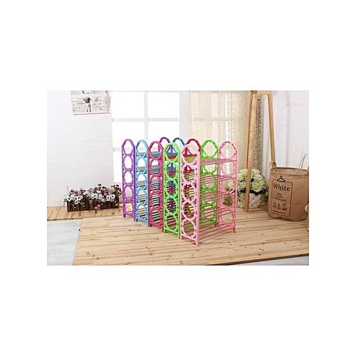 product_image_name-Generic-Shoe Rack - 20-30 Pairs- Green-4