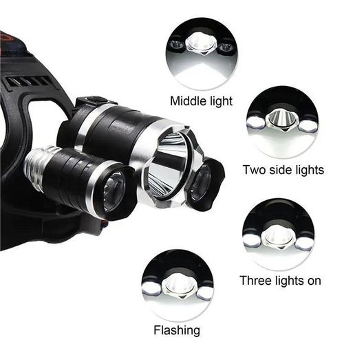 product_image_name-Generic-Portable Rechargeable Headlamp with 3 Bulbs and USB Charging Port-2