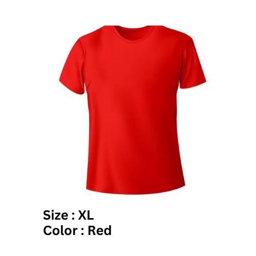 product_image_name-Fashion-sang basics plain red T-shirt-1